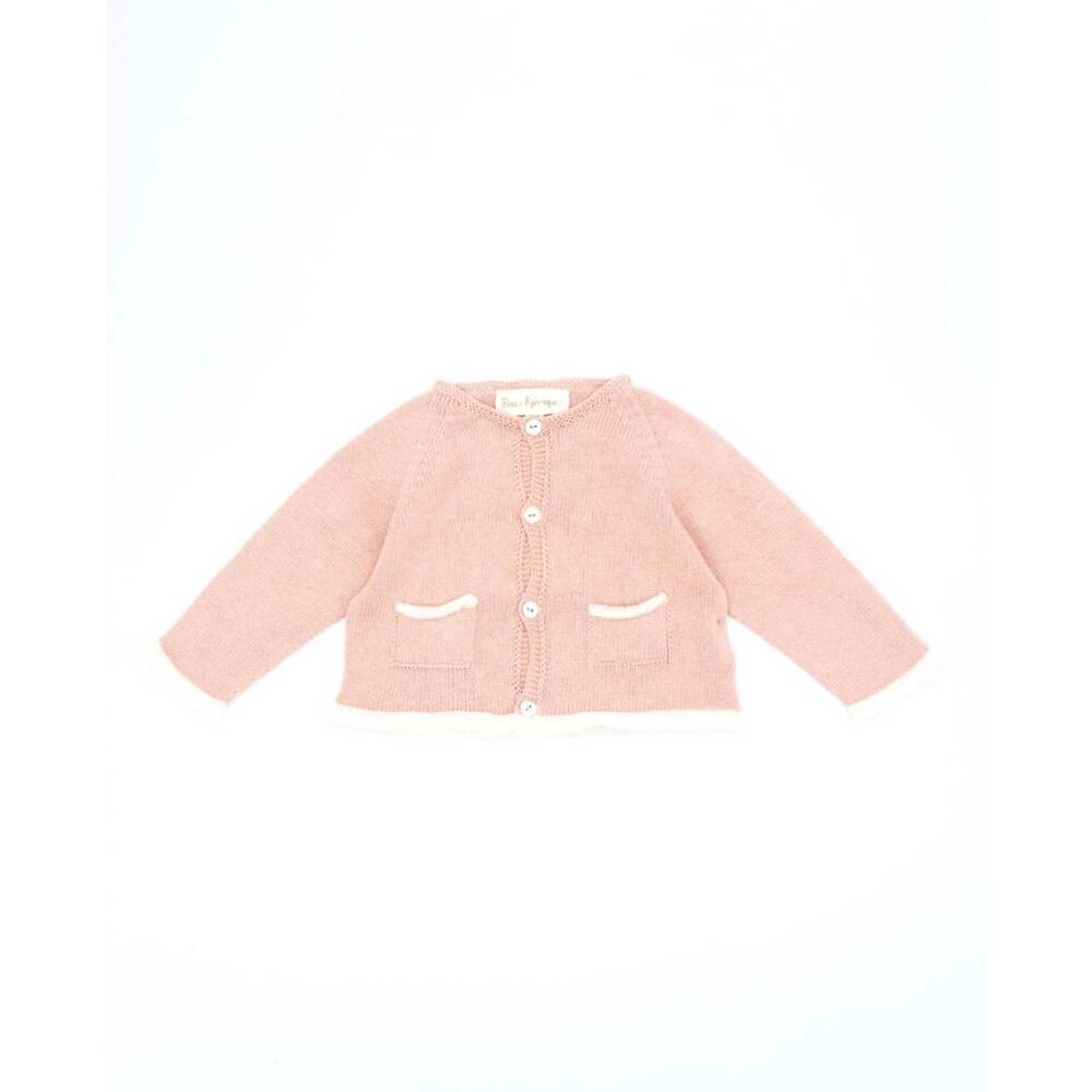 NEW FINA EJERIQUE girl's contrast jacket in pink